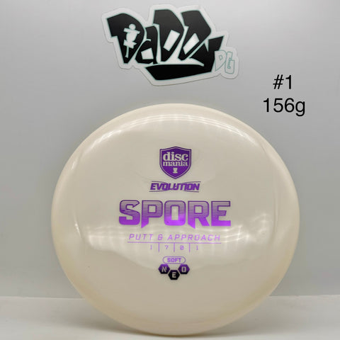 Discmania Evolution Soft Neo Spore Hybrid Catch Disc