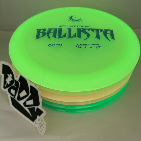 ****NEW Latitude 64 Opto Moonshine Ballista  Distance Driver